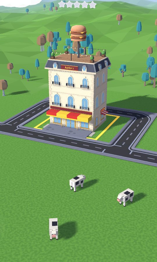 A grand brasserie in the countryside