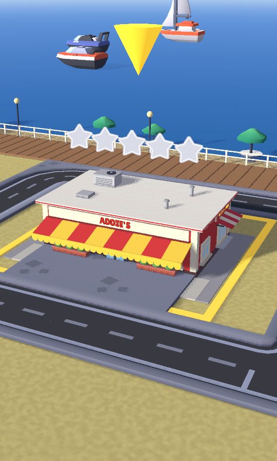 A roadside shack on the boardwalk