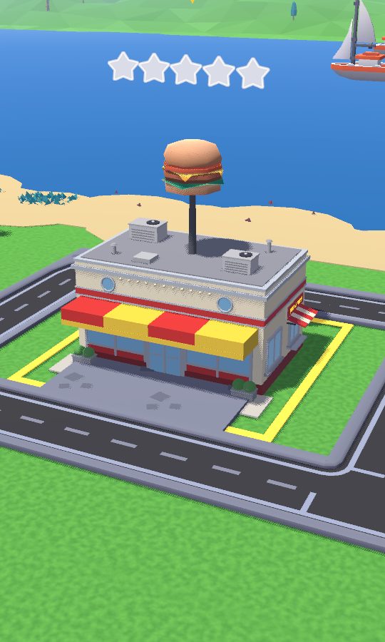 A diner at the lakeside